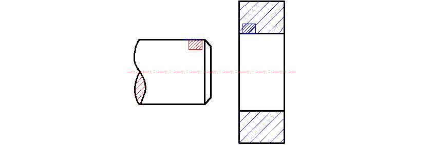 Diagrama pin y agujero