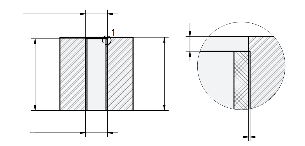 Diagrama pin casquillo y agujero
